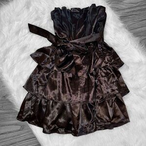 Entro Strapless Black Dress